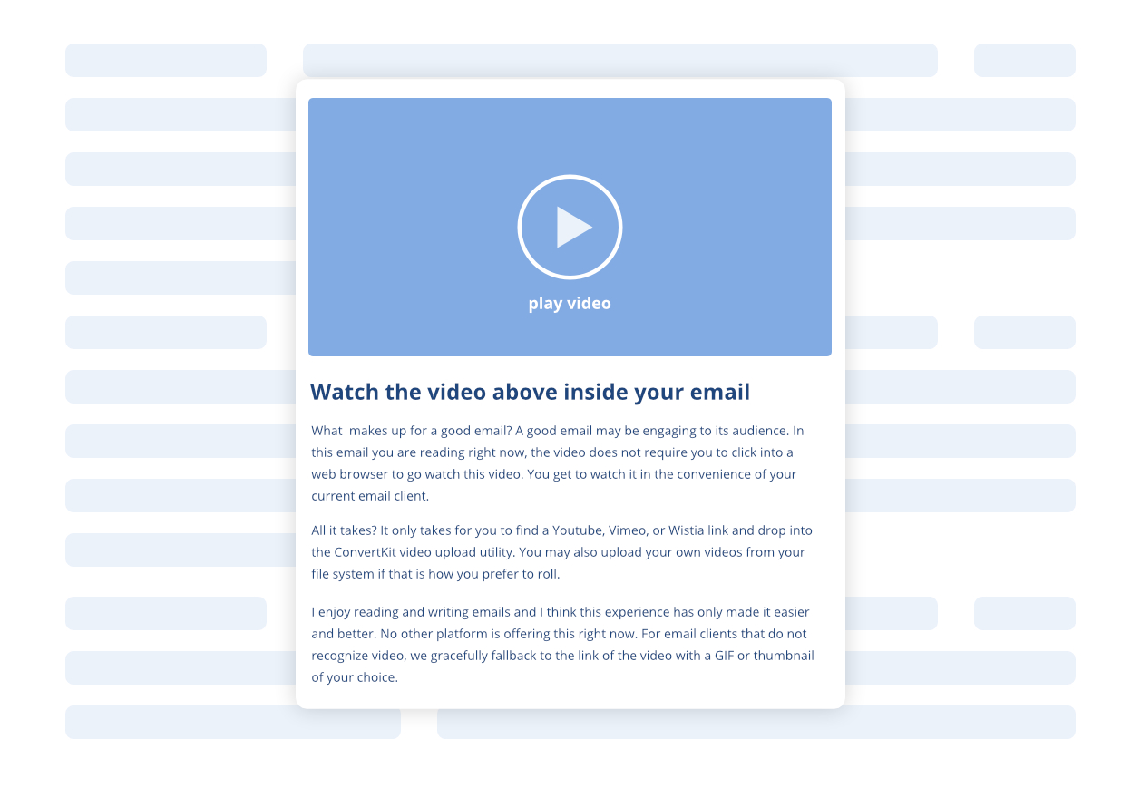 How we built a video in email experience